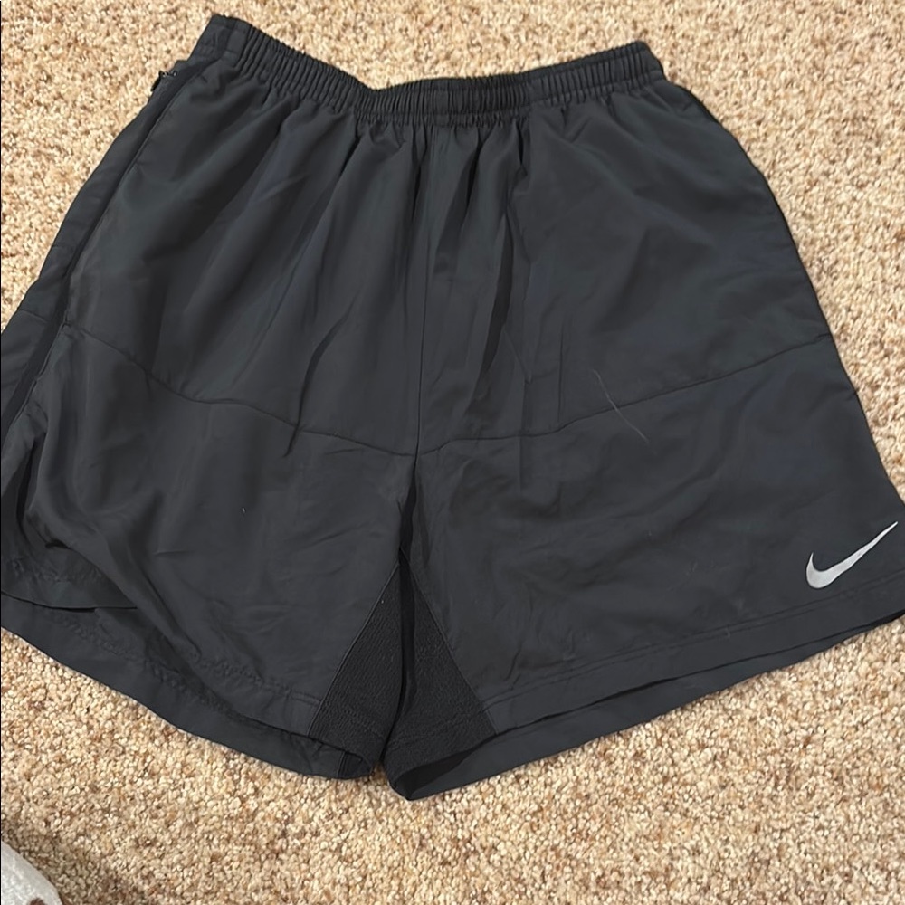Nike Black Athletic Shorts Lightweight Performance